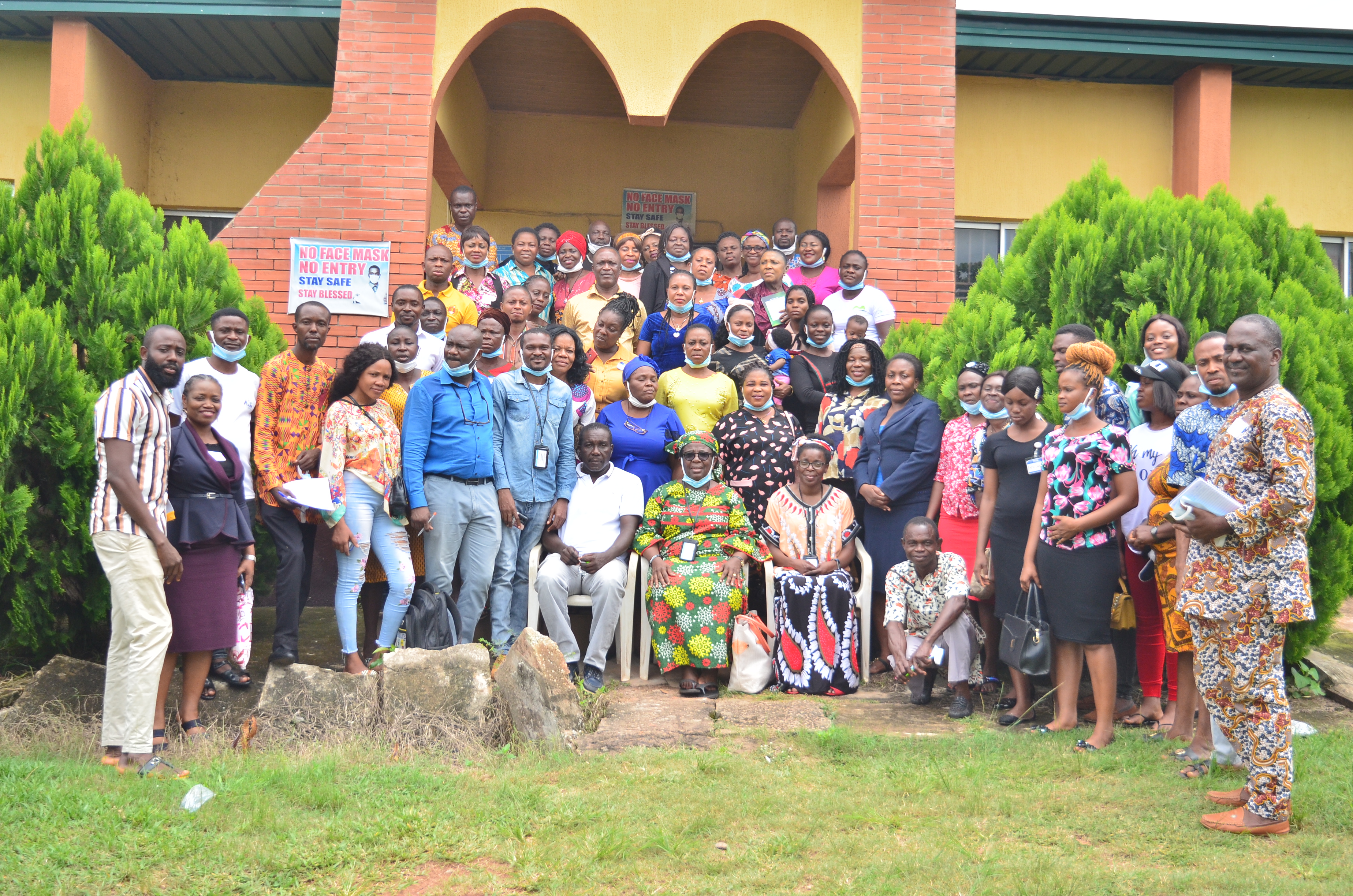 A picture of the people who joined the Delta South and Central Senatorial District training.