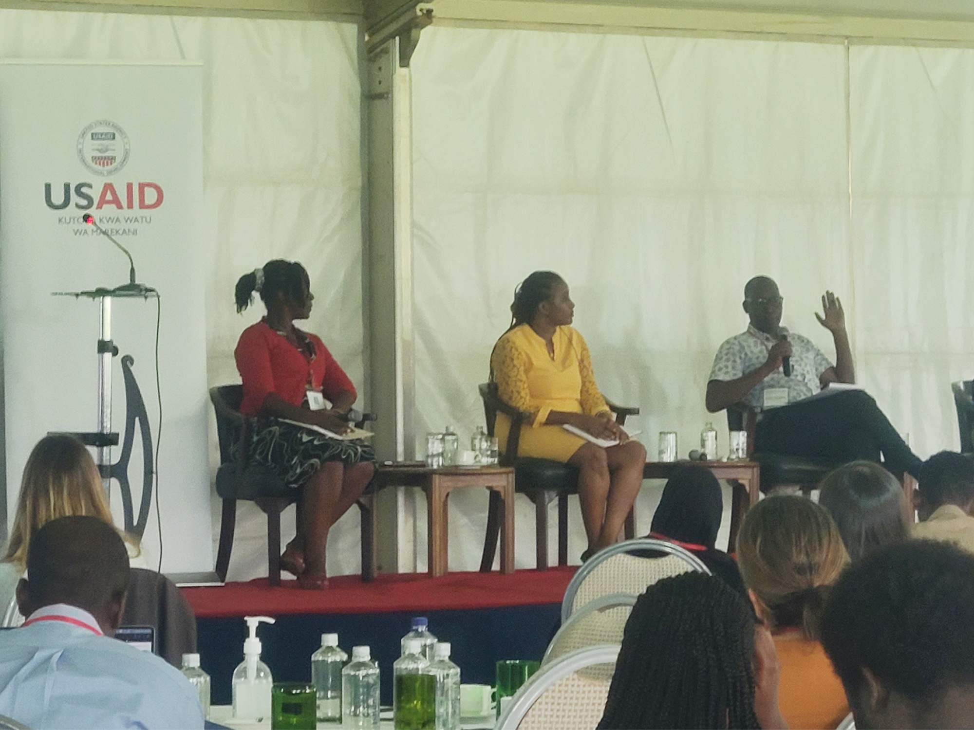 Andrew Wamukota in a panel discussion