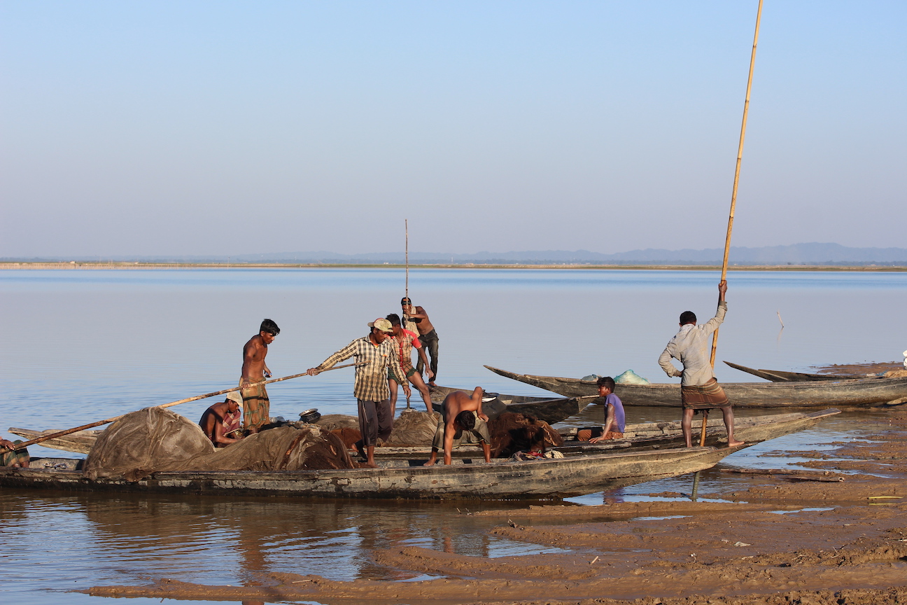 Fishers at Hakaluki Haor Wetland
