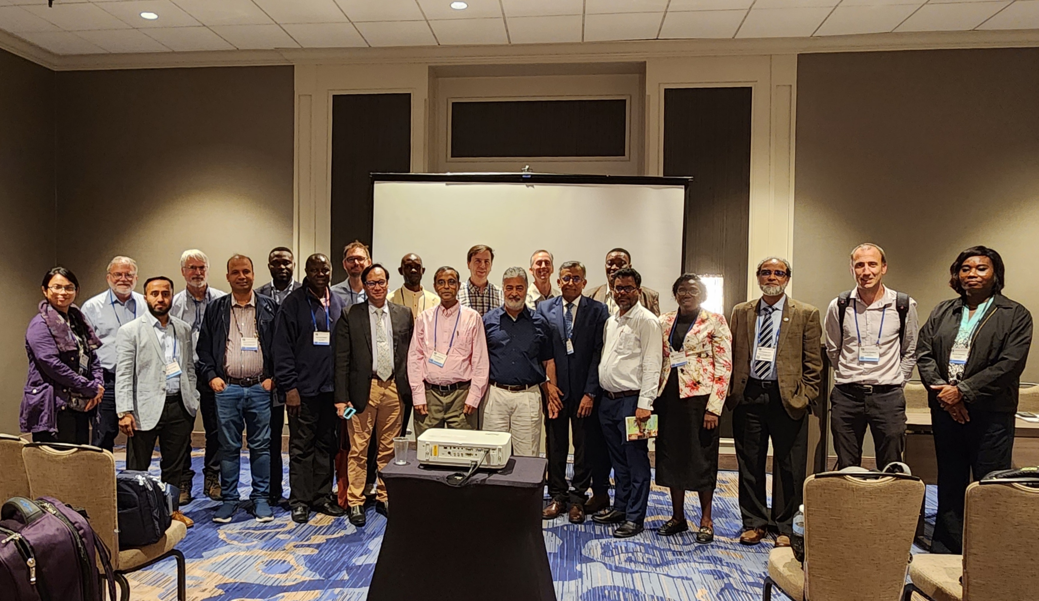 a group photo of Asia and Africa region participants