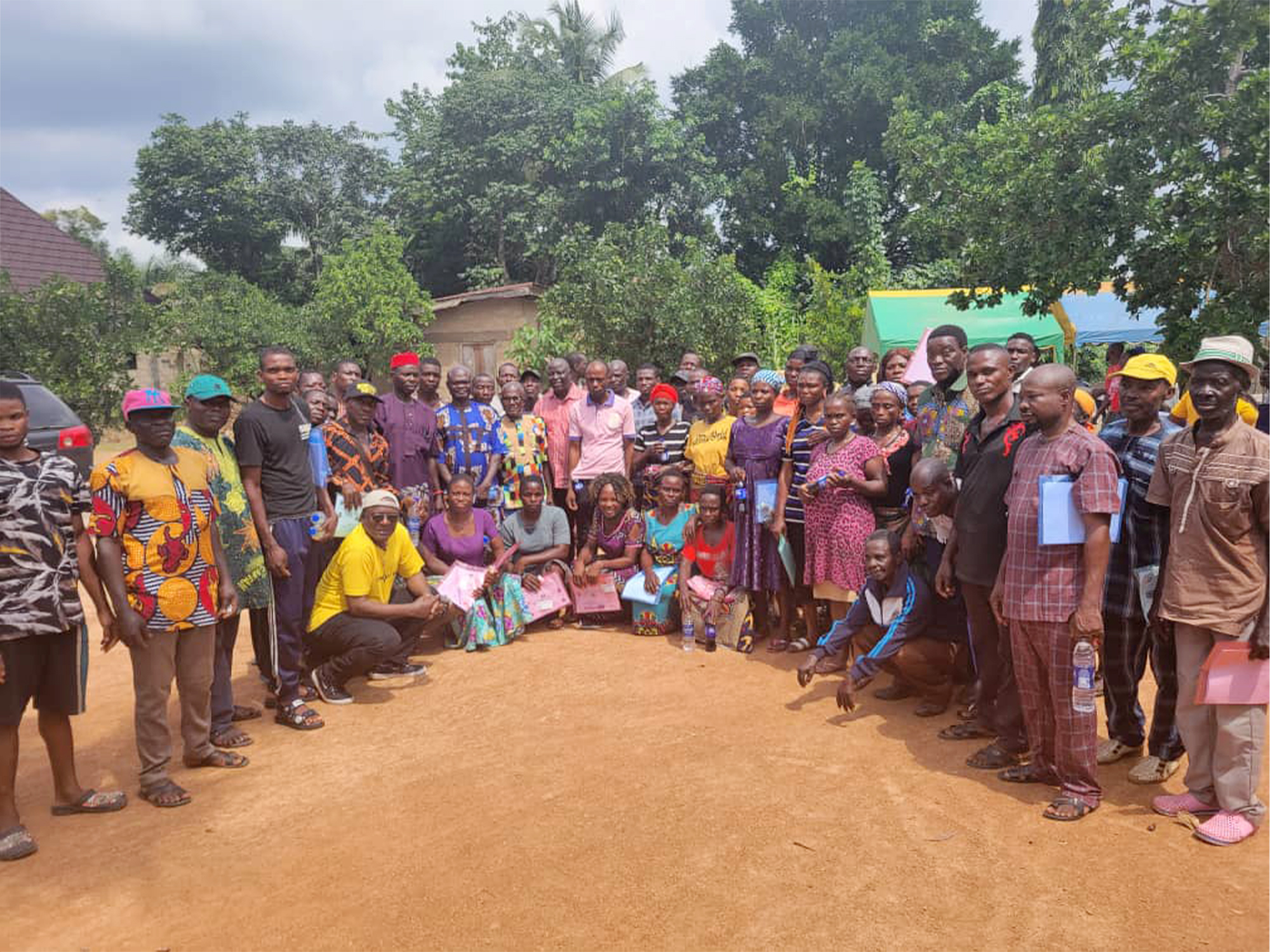 Group photo of a section of training participants in Ebonyi state, Nigeria (Photo credit: Bamidele Omitoyin, University of Ibadan)