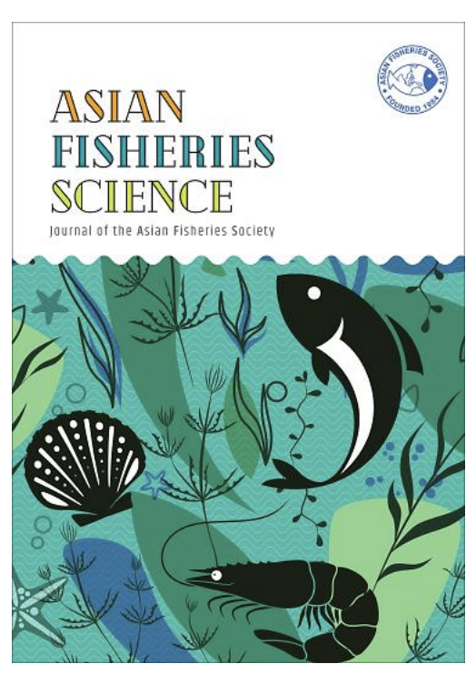 The cover of Asian Fisheries Science publication
