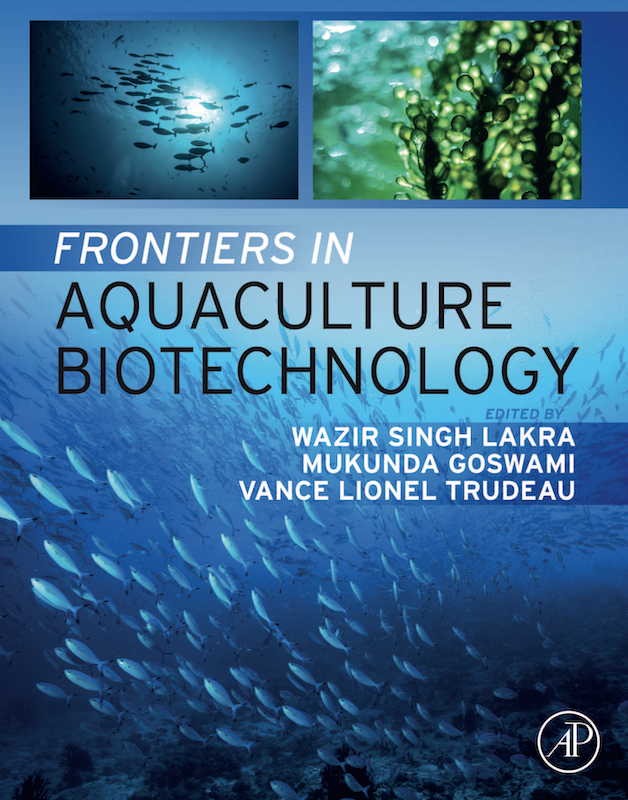 Here is a screenshot of the cover of Frontiers in Aquaculture Biotechnology.