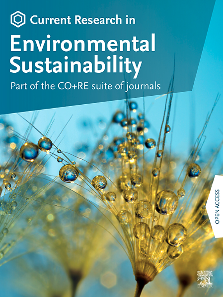 a screenshot of the cover of the journal Current Research in Environmental Sustainability