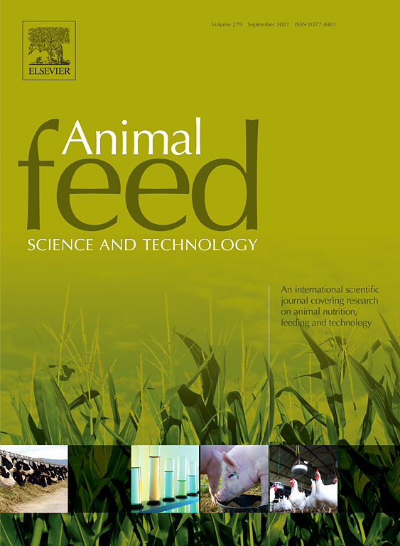 Cover of Animal Feed Science and Technology journal