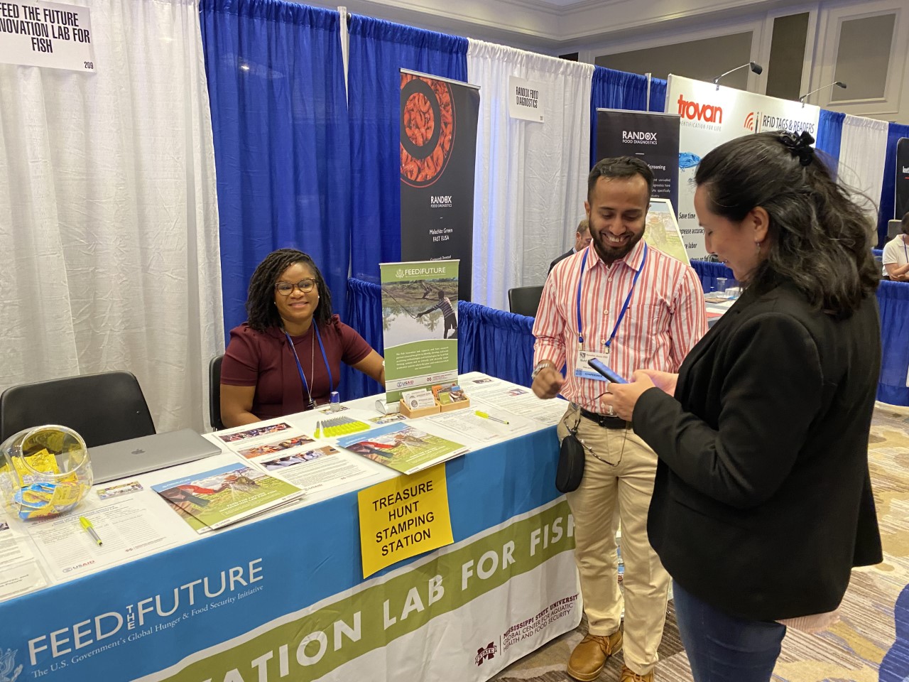 The Fish Innovation Lab booth at Aquaculture America 2023